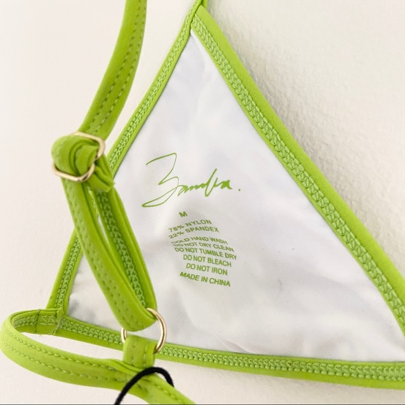 NWT Bamba Swim Prince Top Zebra Bikini Top - Picture 7 of 7